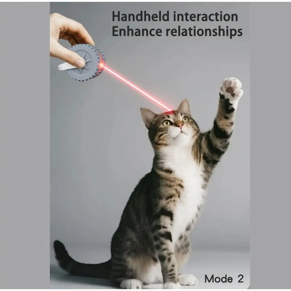 With Mouse Tail Infrared Laser Teaser Silent Rolling Electronic Automatic Cat Ball Rotation Obstacle Avoidance