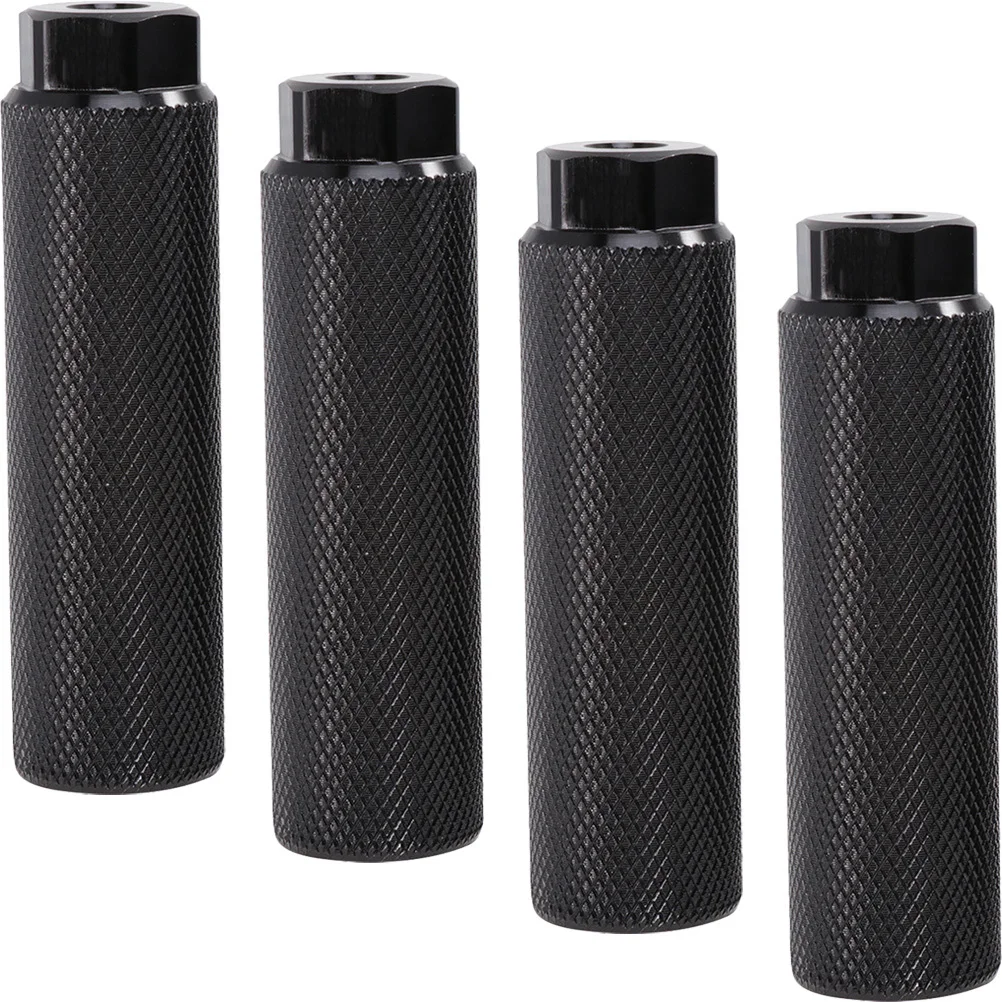 4 قطعة أوتاد الدراجة القابلة للفصل مصممة بقوة تحمل الوزن الثقيل المحور الخلفي مساند القدم أوتاد أنيقة لربط الدراجة #4