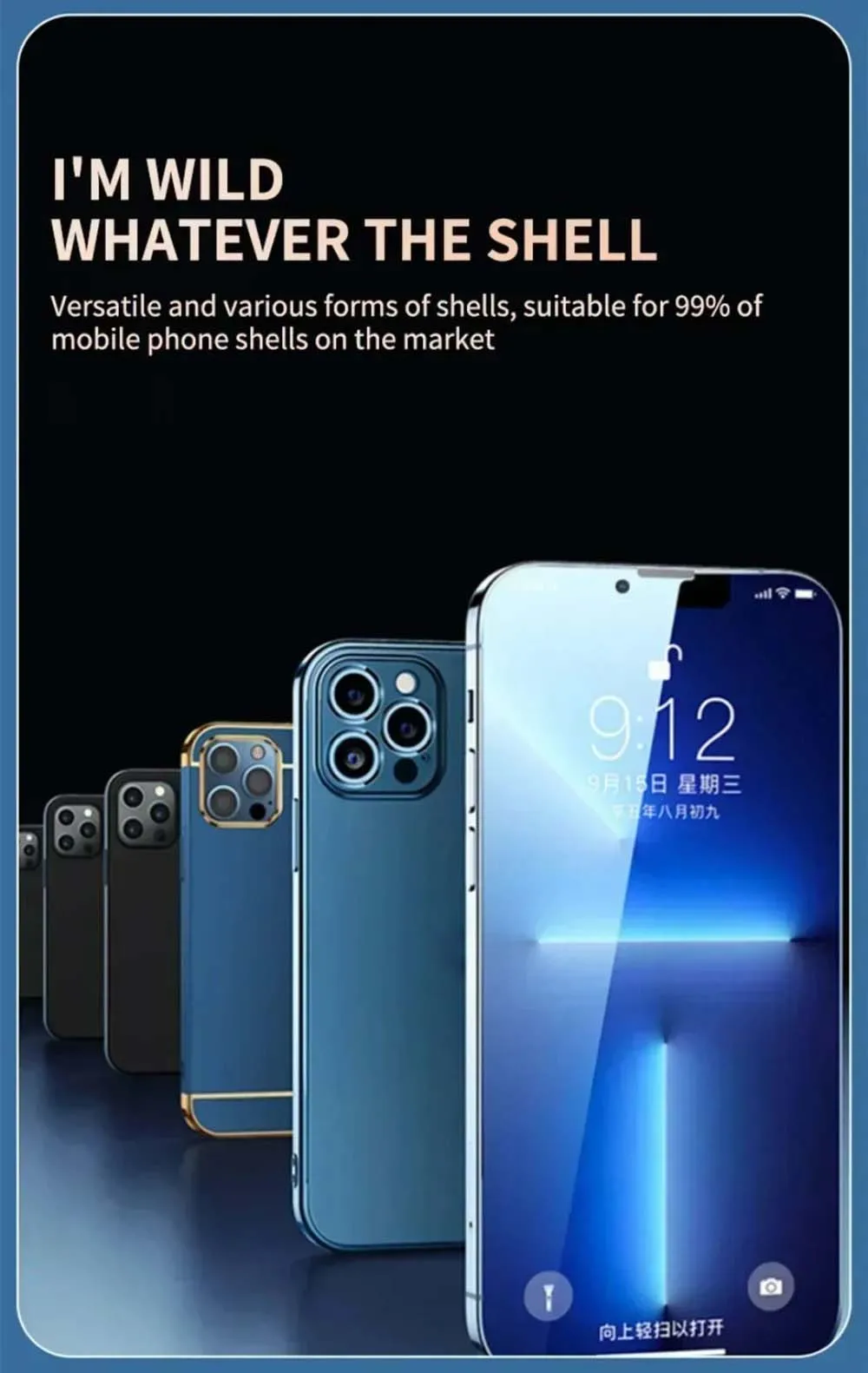 NNBILI 4-teiliger Vollbild-Sichtschutz für iPhone 11 12 13 14 15 16 17 18 Pro Max Anti-Spy-Glas für iPhone 18Pro Glas – Detail 17