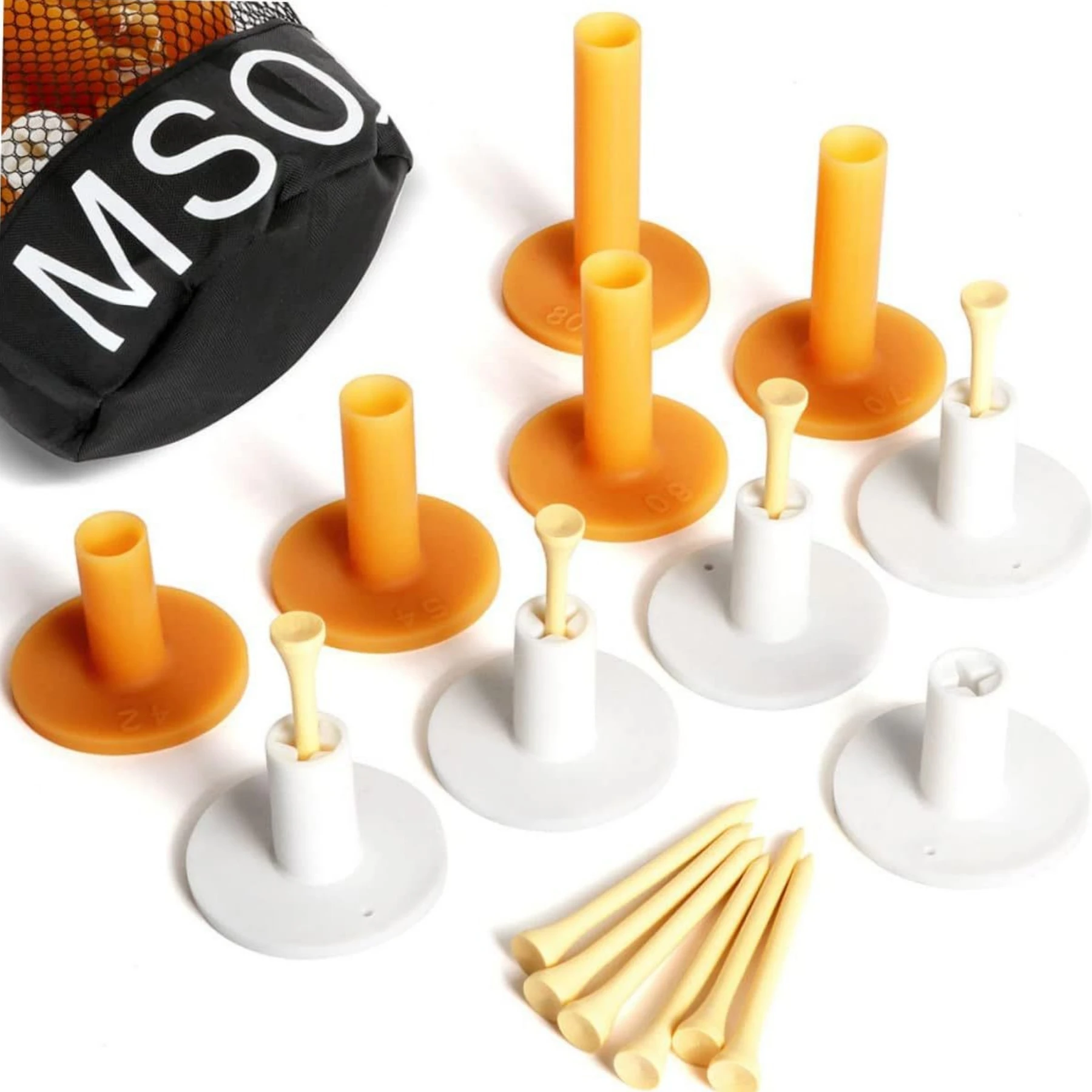 5Pcs Golf Rubber Nail Ball Holder golf TEE Golf Nail Golf Driving Range Accessories JQ85496