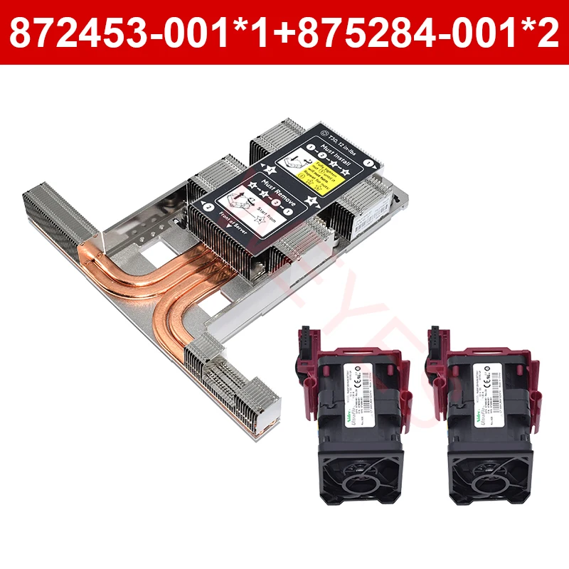 

Original One Heatsink 872453-001 & Two Cooling Fan 875284-001 879658-001 873582-001 For HP HPE DL360G10 DL360 G10 CPU