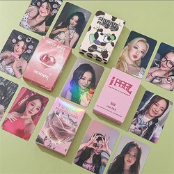 KPOP 50pcs/set(G) I-DLE Small Card Flash Card Song Yuqi Minnie MIYEON SOYEON SOOJIN Gidle Album LOMO Card Postcard Photo Card