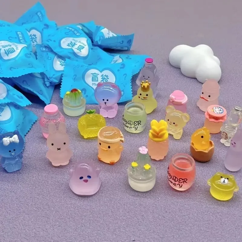 10pcs Mini Animal Figure Random Classroom Rewards for Students Middle School Supplies Favors Party Gift Cute Model Toy Blind Bag