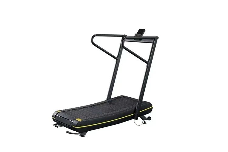 Commercial self-generating no power line non-motorized curved manual treadmill mechanical curved treadmill