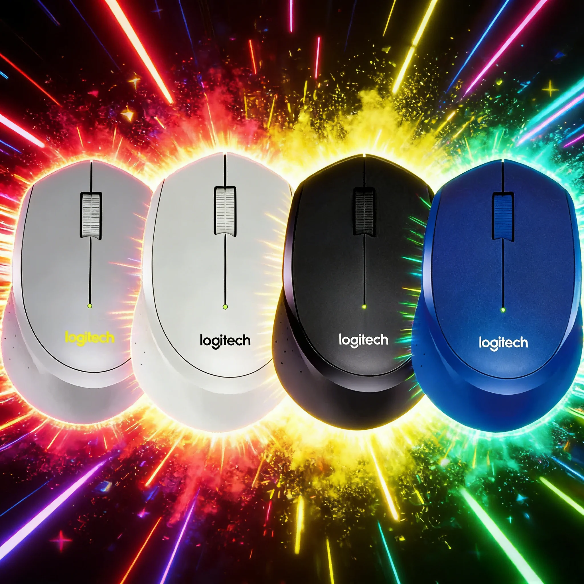

Logitech M330 wireless silent mouse, USB receiver, very suitable for offices and homes, energy-saving and portable