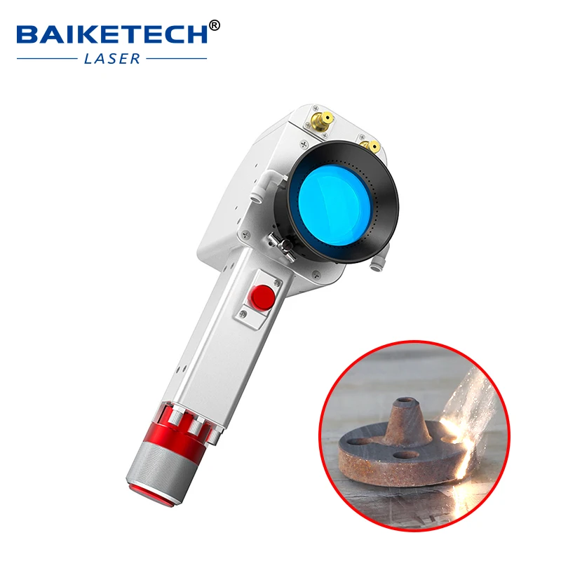 DHCP500 Pulse Fiber Laser Cleaning Head Handheld Laser Cleaner Nozzle Paint Rust Oil Grease Remover