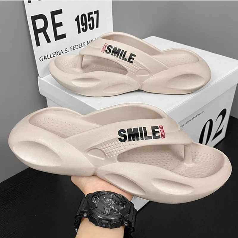 2024 Zomer Heren Slippers Slippers Eva Soft Fashion Type Heren Sandalen Indoor Outdoor Schoenen Strand Glijbanen Antislip Schoenen