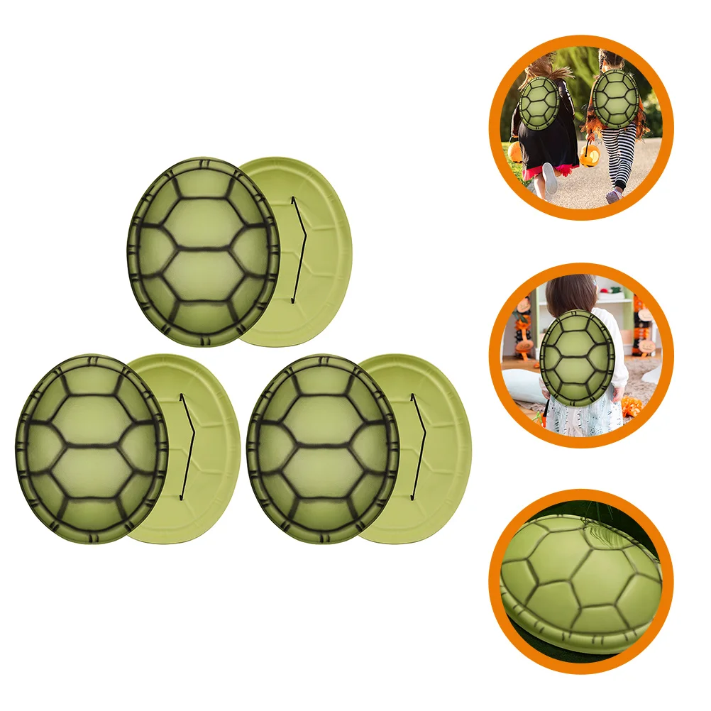 

6 Pcs Halloween Carnival Dance Stage Decoration Eva Turtle Shell (6pcs) for Cosplay Prop Fake Party