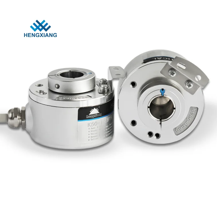 ABZ Channel ITD21H00 01024H NI S21SG8 E 14 IP65 12mm Shaft 5-30V 1024ppr Hollow Shaft Incremental Encoder IP65 Rated