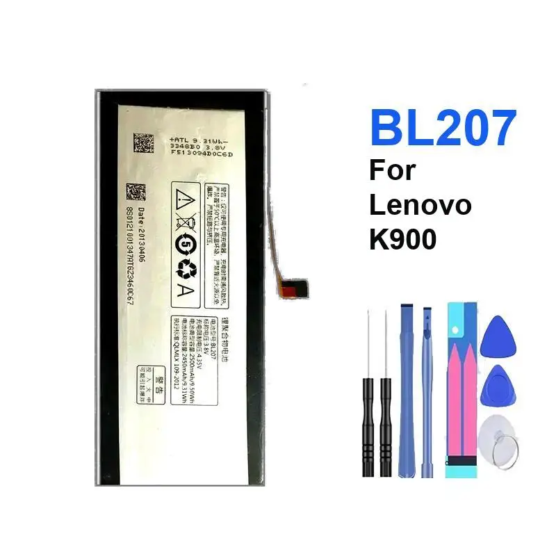 

BL207 2500Mah Prolonged Performance Mobile Phone Battery For Lenovo K900