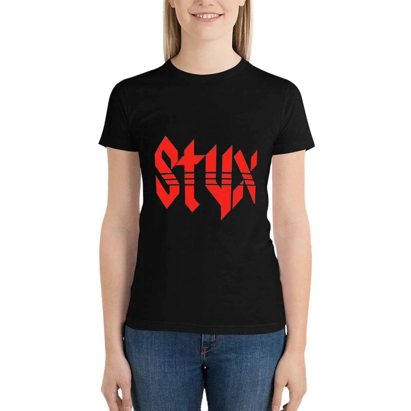 STYX band logos favorite T-Shirt summer clothes aesthetic clothes clothes for Women