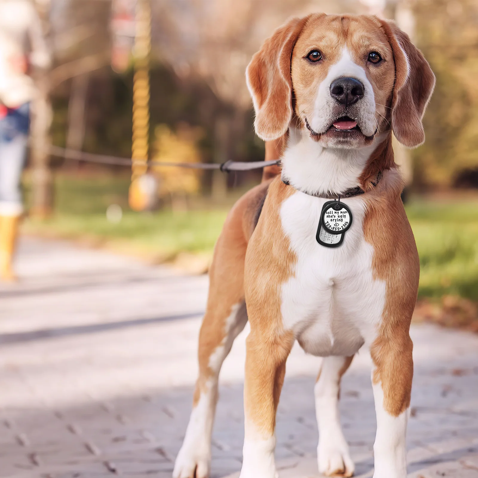 

4pcs Dog ID Tag Silencers Silicone Covers for Small Dogs Pet Supplies Name Collar Accessories Reduce Noise Round Shape