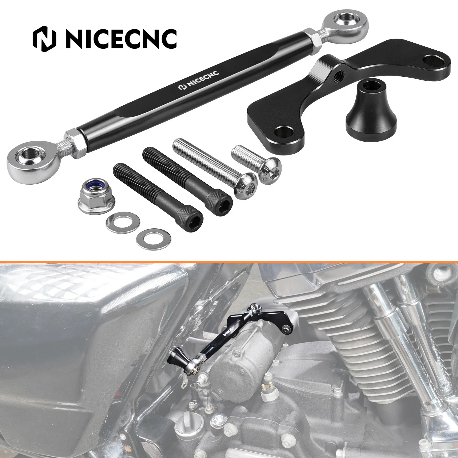 For Harley M8 Touring Stabilizer fits Road King/Special/Classic FLHR/XS FLHRC Street Glide FLHX/S/SE Road Glide/Special FLTRX/SE