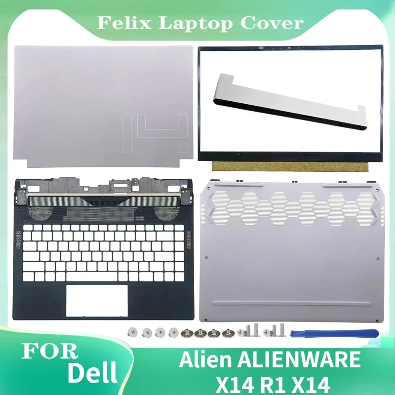 

FOR Dell Alien ALIENWARE X14 R1 X14 LCD Back Cover/Screen Frame/Palm Rest/Bottom Cover 0R14VV 03HXFT 052P24 0KNDF5