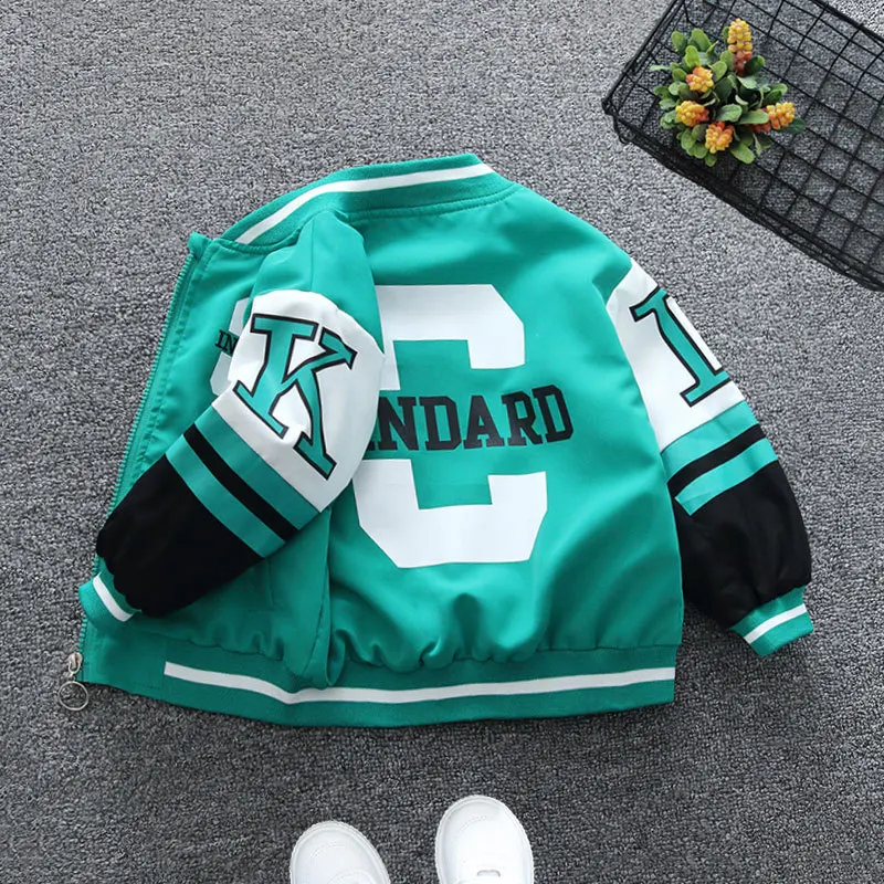 

Spring and autumn Korean version of Zhongda children's clothing Boys' jacket sportswear 2025 Spring New children's top
