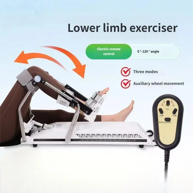 Electric CPM Knee Rehabilitation Machine Lower Limb Exercise Bending Stretching Knee Joint Rehabilitation Training Device
