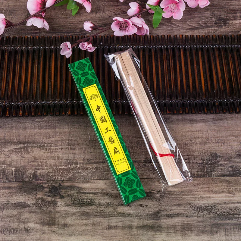 Fashion Wedding Hand Fragrant Party Carved Bamboo Folding Fan Chinese Wooden Fan Vintage Hollow Antiquity Folding Fan Home Deco