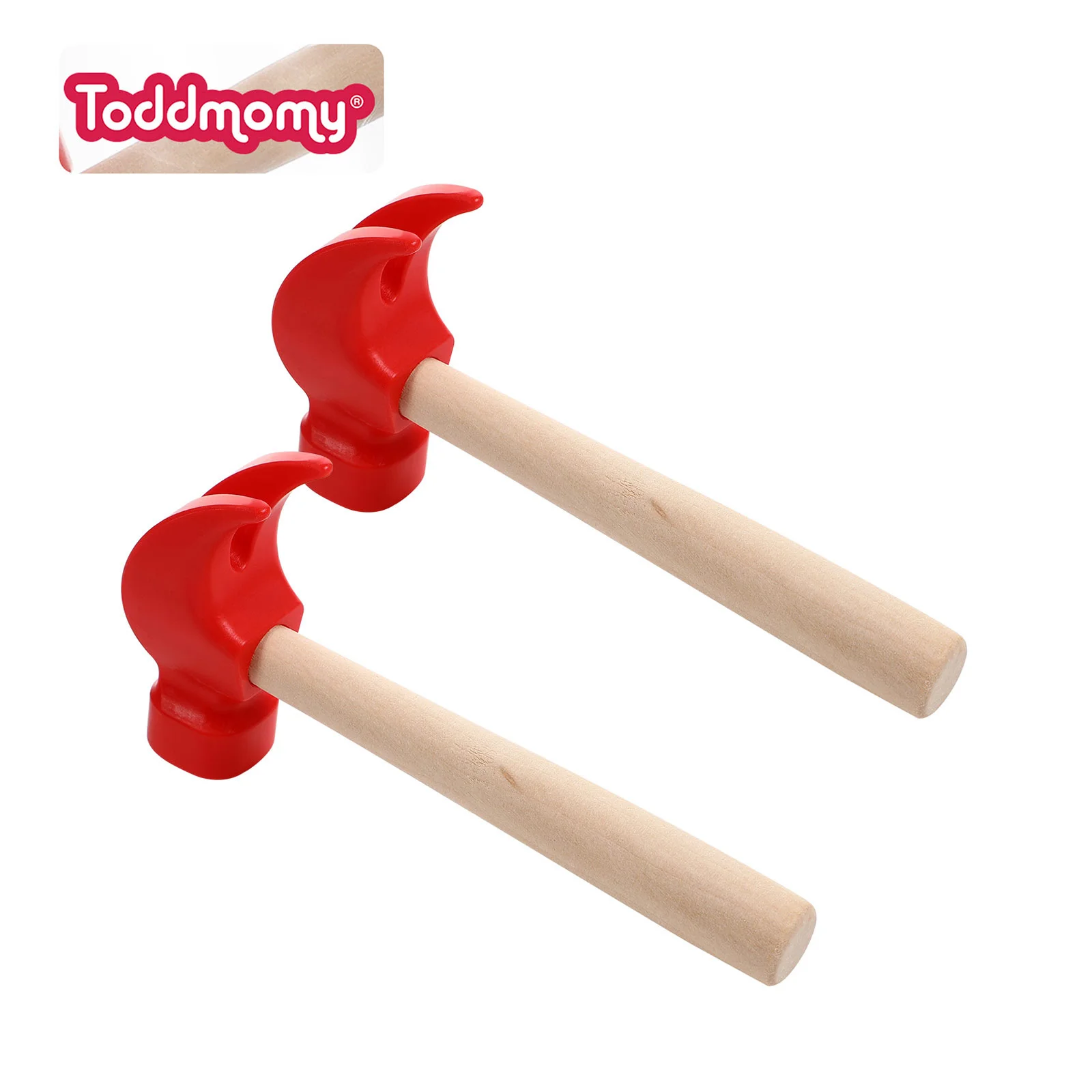 Baby Toy Simulated Small Wooden Simulation Hammers Toy Wood-handled Kids Children Educational Toys Tool Simulation