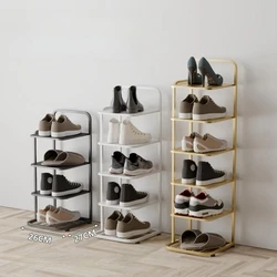 Simple metal shoe rack modern and fashionable multi-layer storage shoe rack indoor shoe rack storage rack