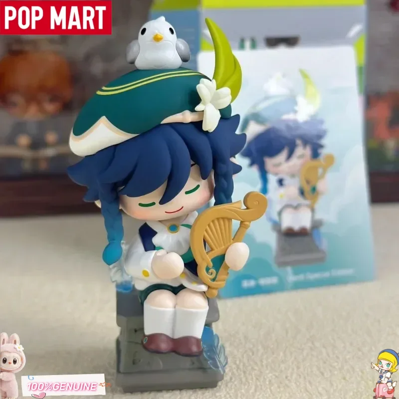 

POP MART Genshin Impact Dress-Up Dreams Themed Chibi Series Blind Box Desk Decor Toys Mistery Caixa Action Figure Surprise Gift