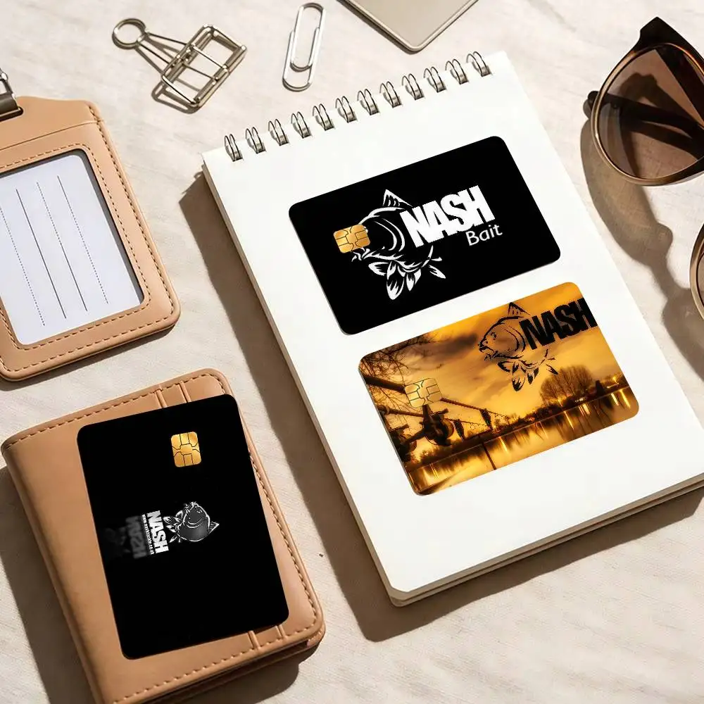 Fishing Logo Anmie  Diy Credit Debit Card Sticker Party Sticker Decoration Waterproof Small Chip Card Skin Sticker N-ash