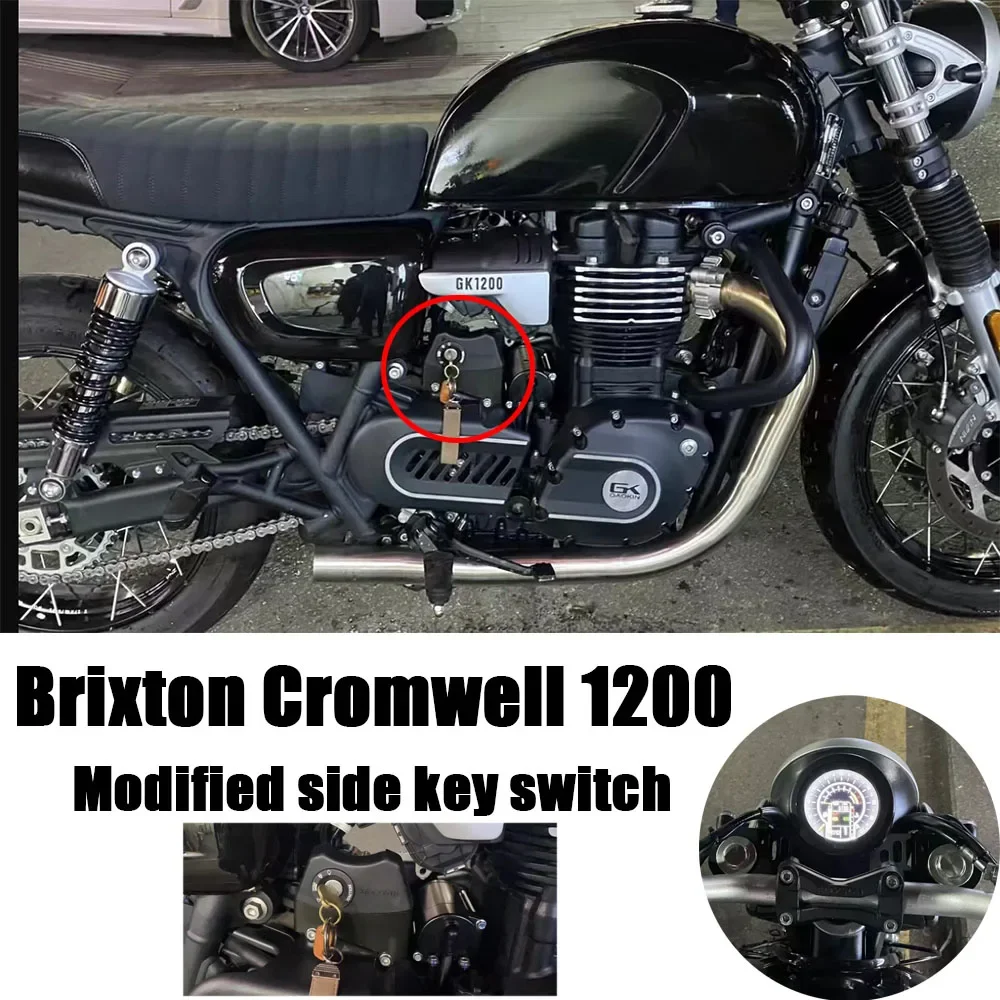 

New Fit Brixton Cromwell 1200 Cromwell1200 1200Cromwell 1200 Motorcycle Accessories Modified Side Key Switch For Cromwell 1200