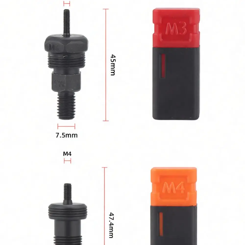 Manual Thread Insert Riveting Metric Imperial M3 M12 Nut Setter Kit Hardware Tool For DIY And Archery Maintenance