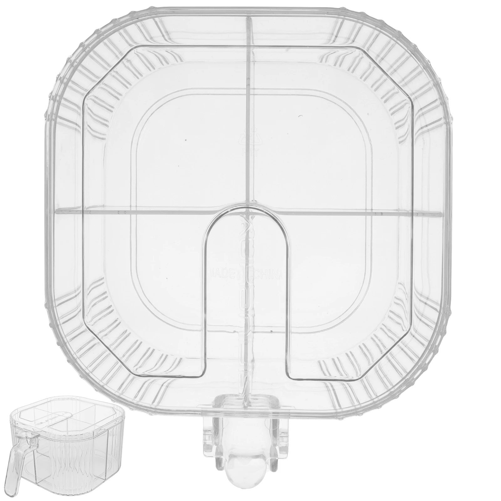 

1 Set Multi-Grids Spice Box Salt Container Condiment Organizer Seasoning Storage Container Household Kitchen Organizer Travel