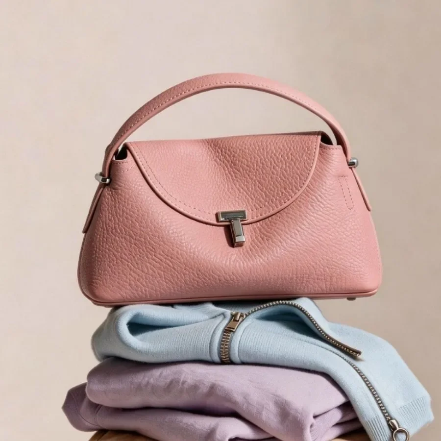100% Genuine Leather Unique Leisure Nappy Bag Diaper Tote Shoulder Handbag Ladies Classic Designer Paris
