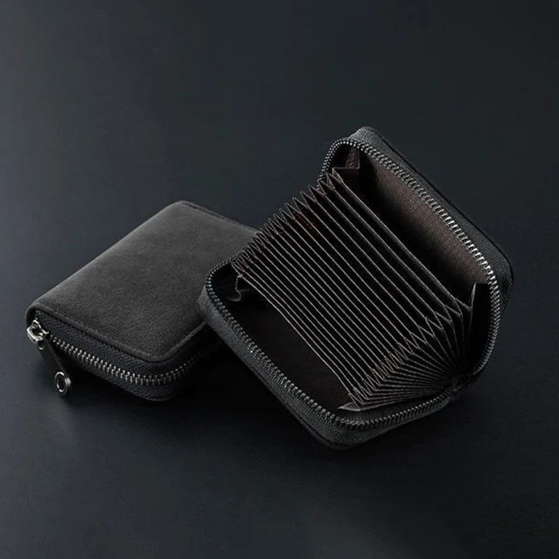 Keyring Car Driver License Holder Leather Credit Bank ID Card Bag Accessory For Jaguar XE XF XJ F PACE E-PACE 2019 C-X16 F-TYPE view 6