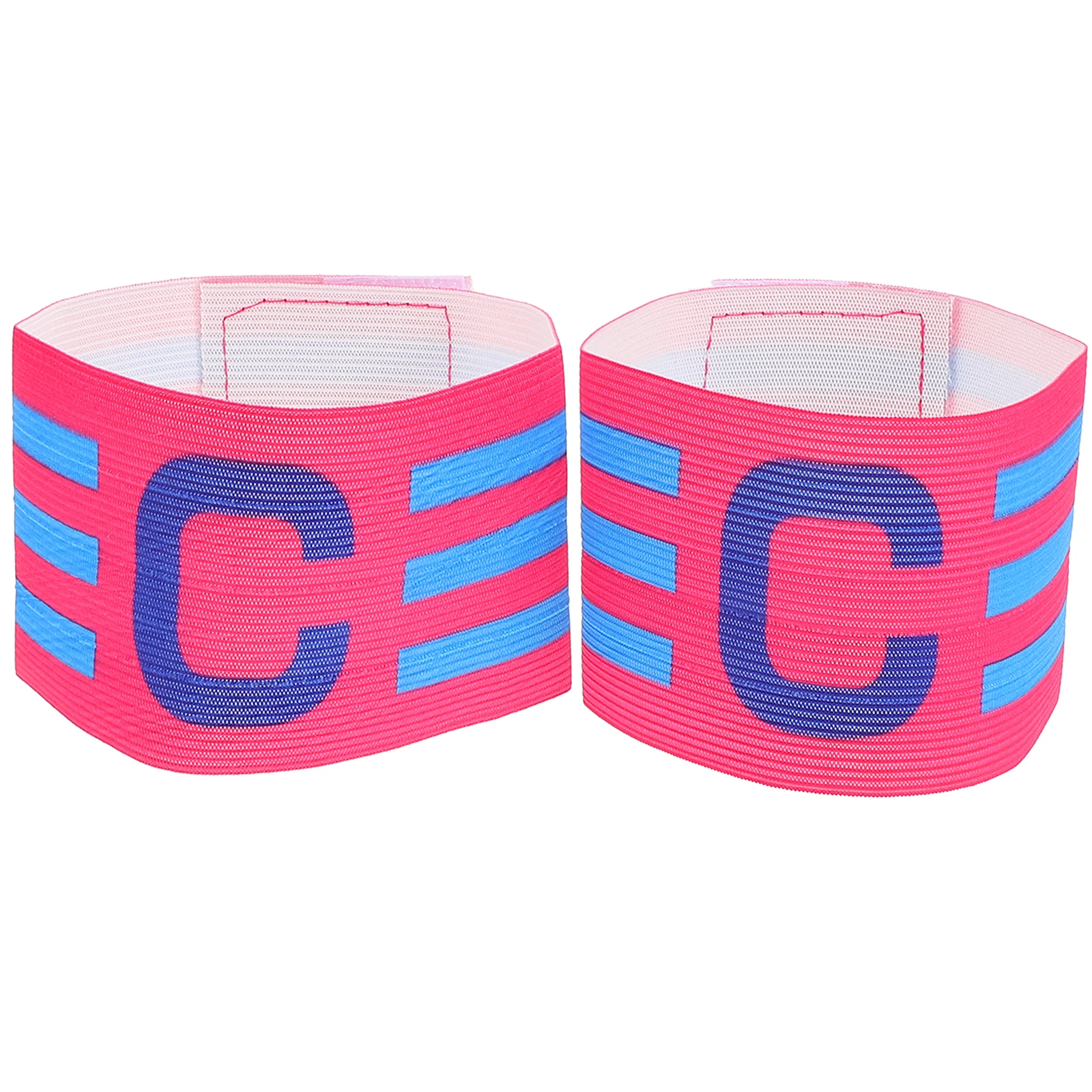 

2pcs Football Captain Armband Adjustable Bands Arm Straps Soccer Rugby Basketball Teams Youth Adult Bright Colors Durable