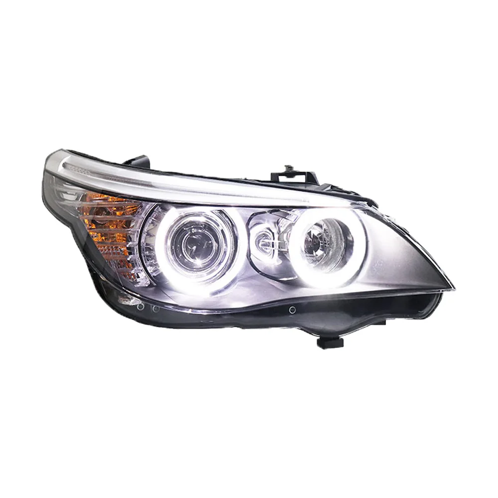 

Фары в сборе для BMW 5 серии E60 520 523 525 (2003-2010) — обновленные высококачественные автомобильные светодиодные проекционные линзы, аксессуары для инструментов
