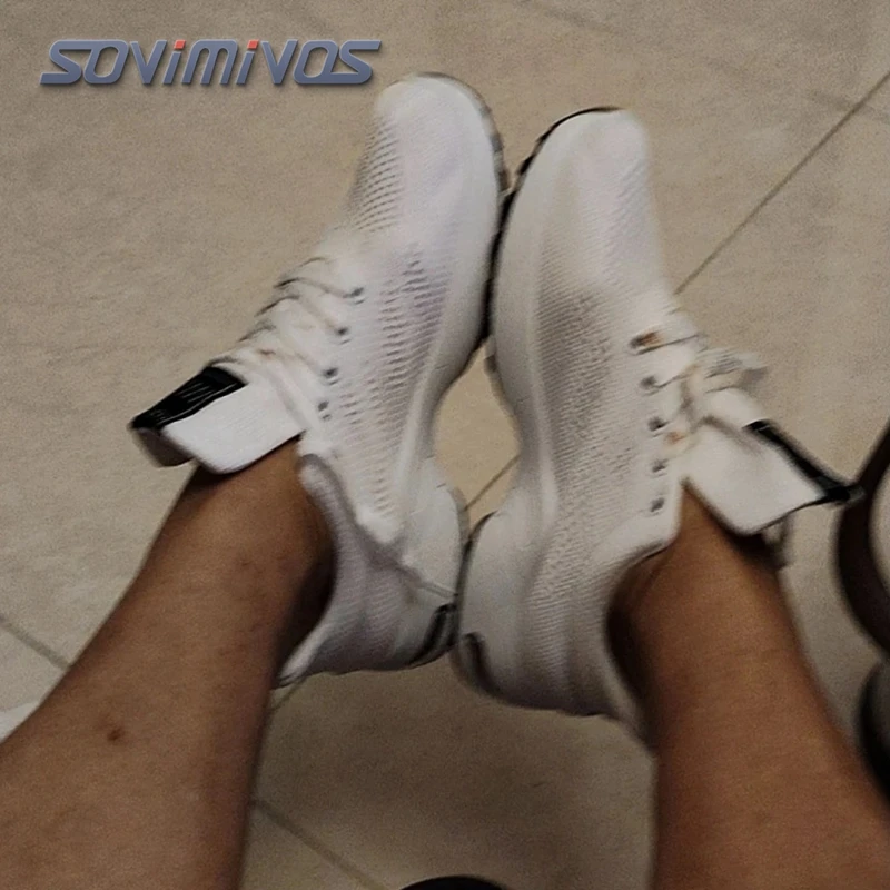 

Women Sneakers Fashion Breathable Mesh Casual Shoes Platform Sneakers Men Platform Slip-On Sneakers Walking Running Shoes