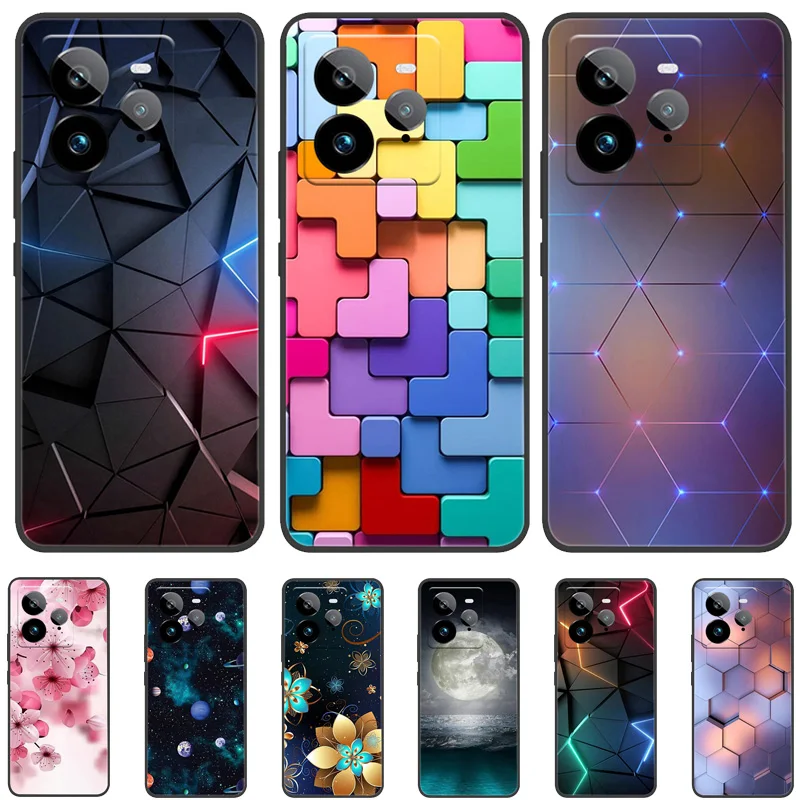 

Чехол для Realme GT7 Pro, матовый черный чехол для задней панели телефона Realme GT 7 Pro 5G, защитный чехол для камеры, противоударный бампер