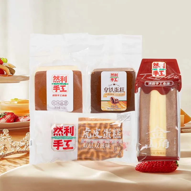 Ranli Handmade 4,24 унции (120 г) * 3 упаковки Офисные работники, ленивые люди, завтрак фаст-фуда, повседневные закуски, хлеб, торт на пару