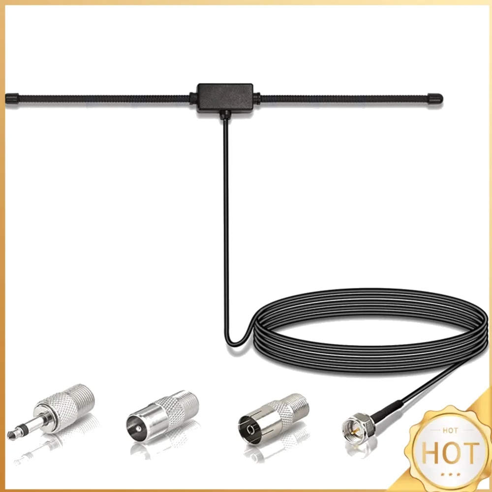 Universal Car Stereo AM FM Dipole Antenna FM Radio Antenna Car Dipole Antenna for Car FM TV Radio Station