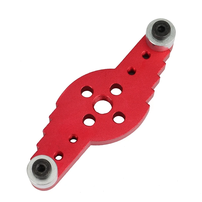 Woodworking Center Locator 2-In-1 Tool For Wood Punching And Marking, Inch Line Drawing Device