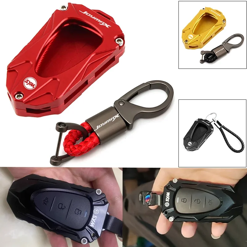 Motorcycle Remote Control Key Cover Shell Case Kyechain Keyring Blet For Sym Joymax Z GTS 125i 250i 300 Z300 F300 Husky Adv150