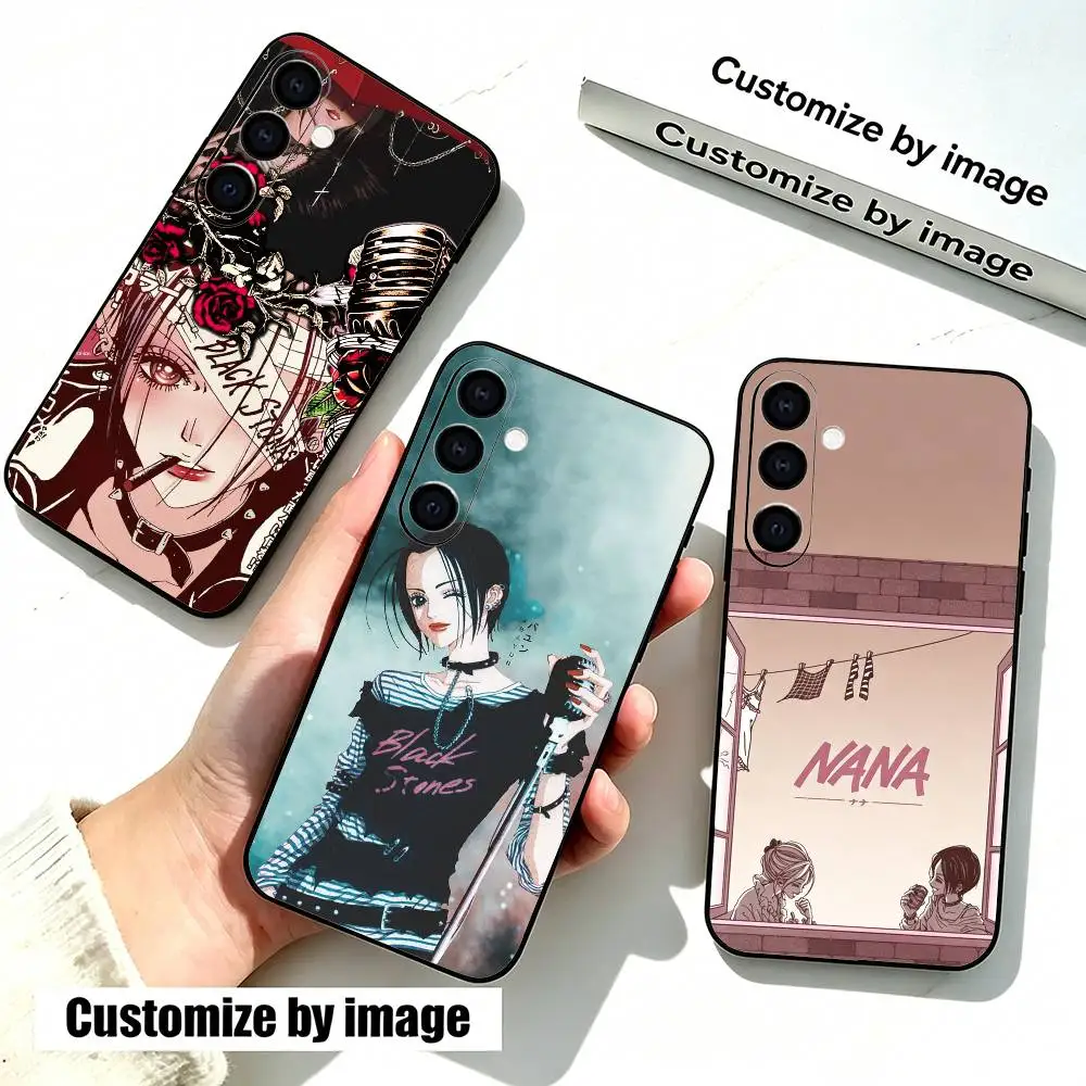 Anime Cool Unique Osaki Nana  Phone Case For Samsung Galaxy A73,A72,A71,A70,A53,A52,A51,Soft Silicone Black Cover