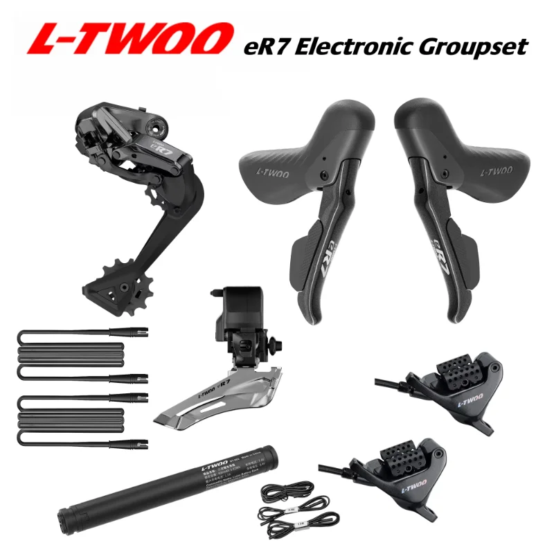 LTWOO NEW eR7 2x12s / 2x11s Electronic Groupset, Road Electronic Groupset, Replaceable battery, APP programming
