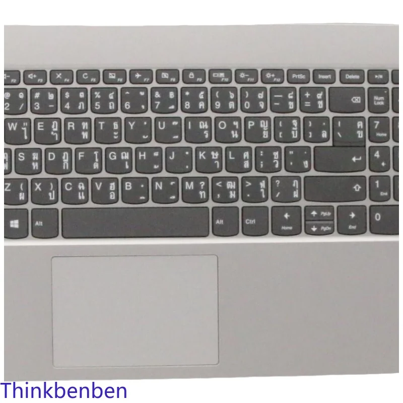 

TH Thai Grey Keyboard Upper Case Palmrest Shell Cover For Lenovo Ideapad S340 15 15IWL 15IML 15API 15IIL 5CB0S18668