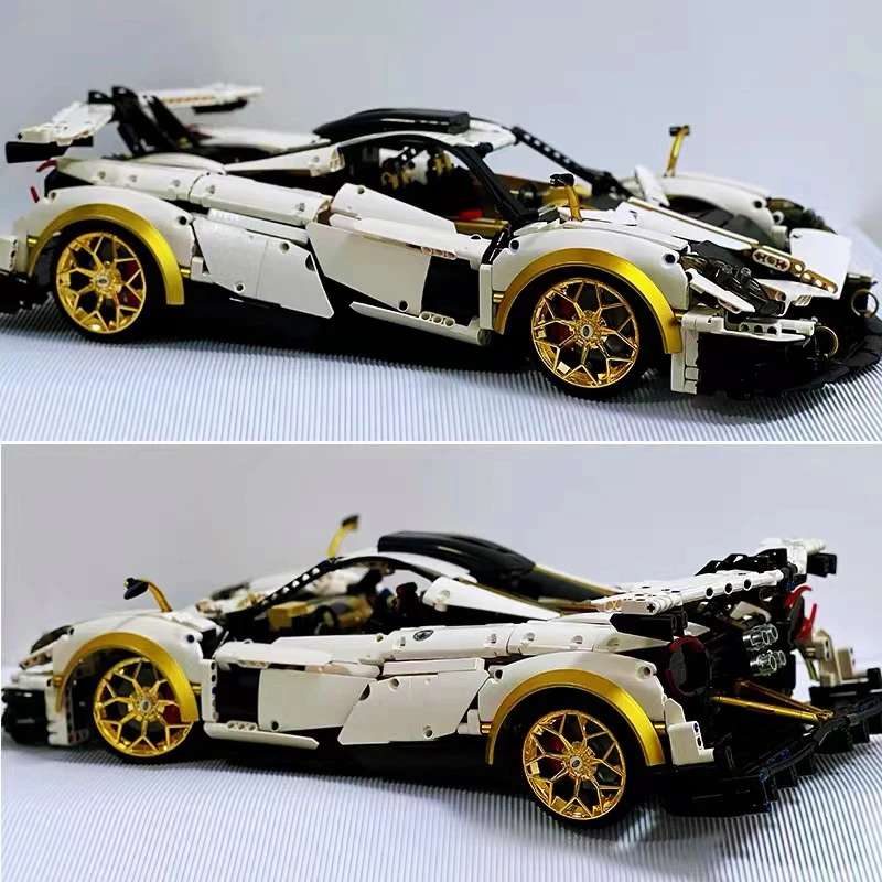 Technical 1:8 Super Sport Car APP Remote Control Building Blocks Idea Racing Vehicle Model Brick Toys For Kid Birthday Gift MOC