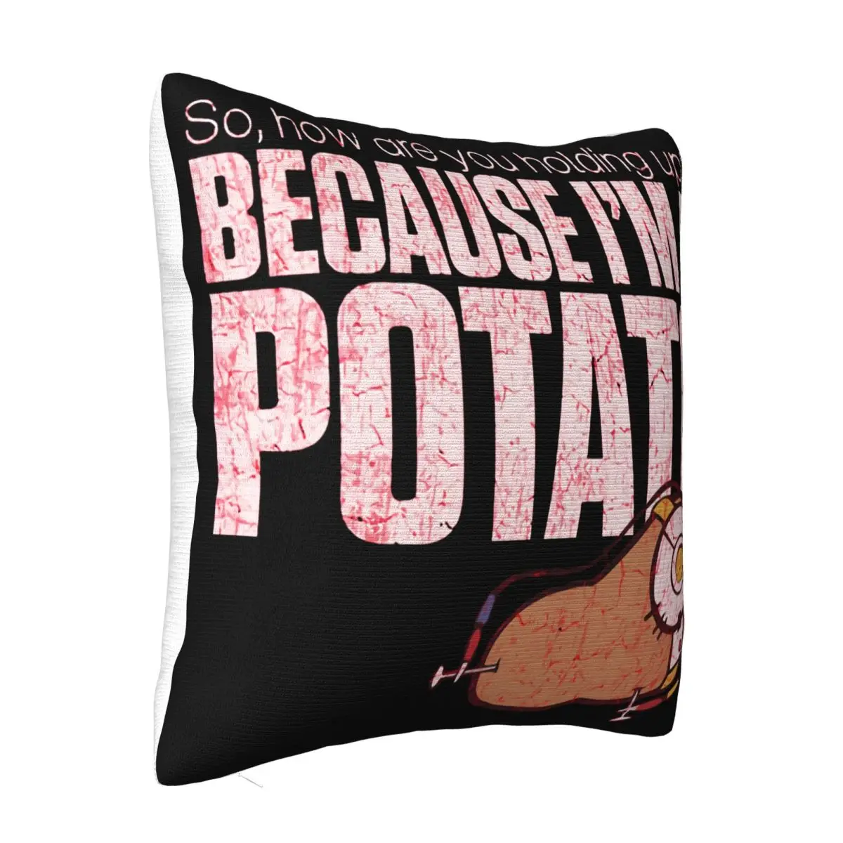 Because Im A Potato Baseball Fun Portal Gamer Fun Games Video Games Pc Admin Baseball H Pillow Case