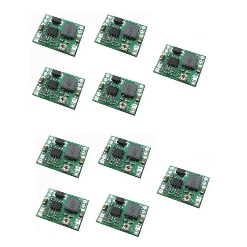 ABMH-10Pcs Mini MP1584EN DC-DC Buck Converter Adjustable Power Supply Module 24V To 12V 9V 5V 3V Reduced Voltage Regulator