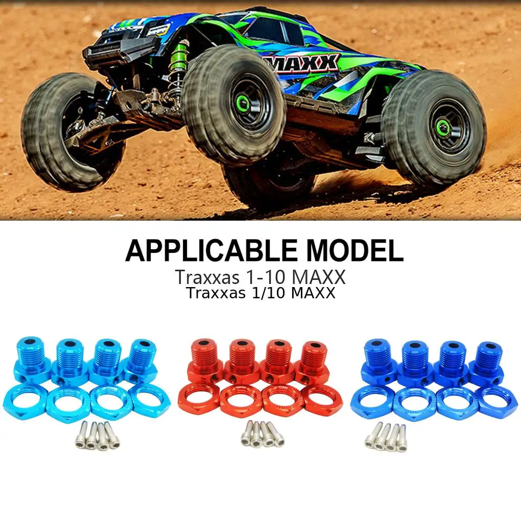 RCGOFOLLOW Wheel Hex Mount RC Car Part Strong Adapter For 1/10  MAXX Monster Trucks RC Upgrade Part RC Car Accessories