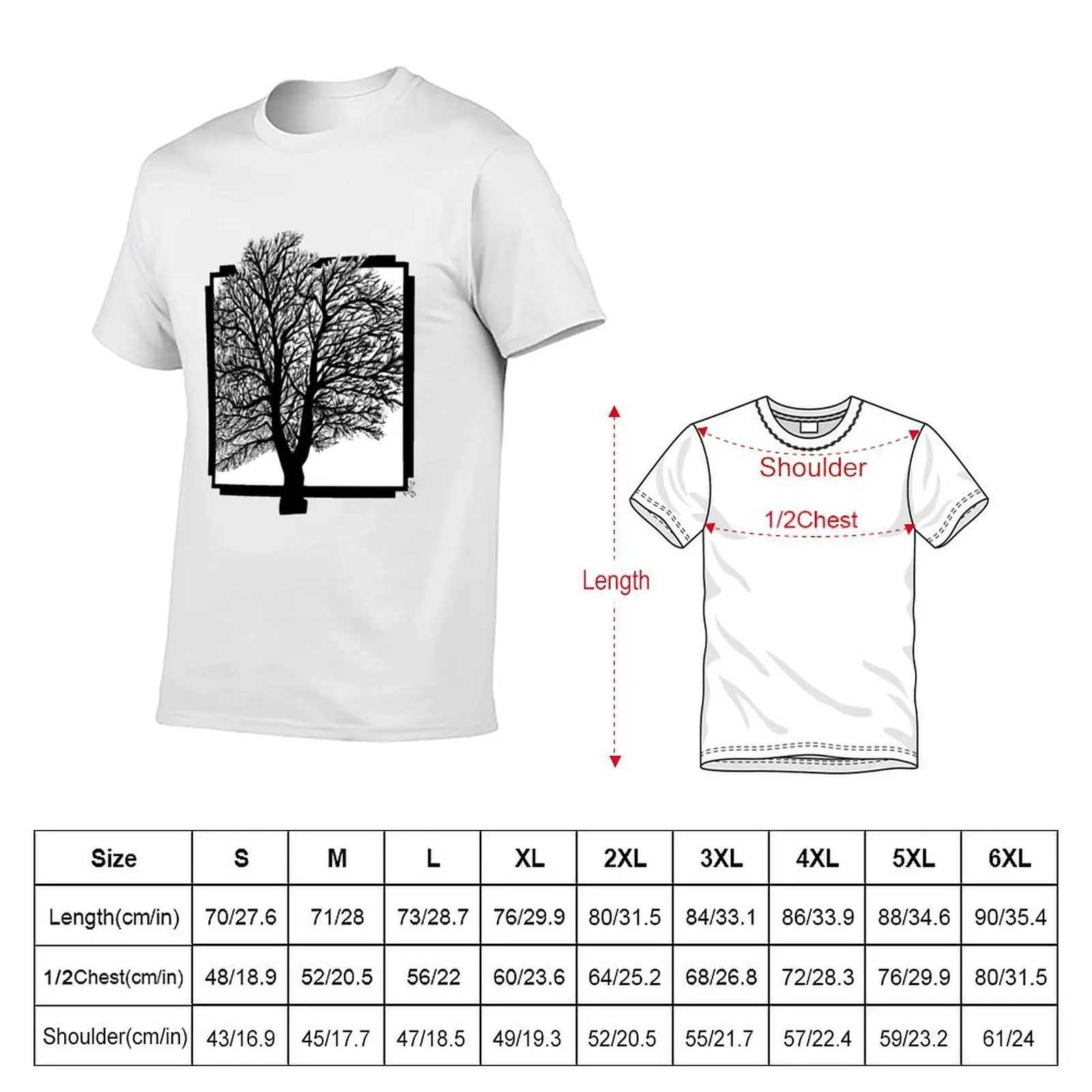 Wooden Framed T-Shirt boys whites quick drying shirts men graphic