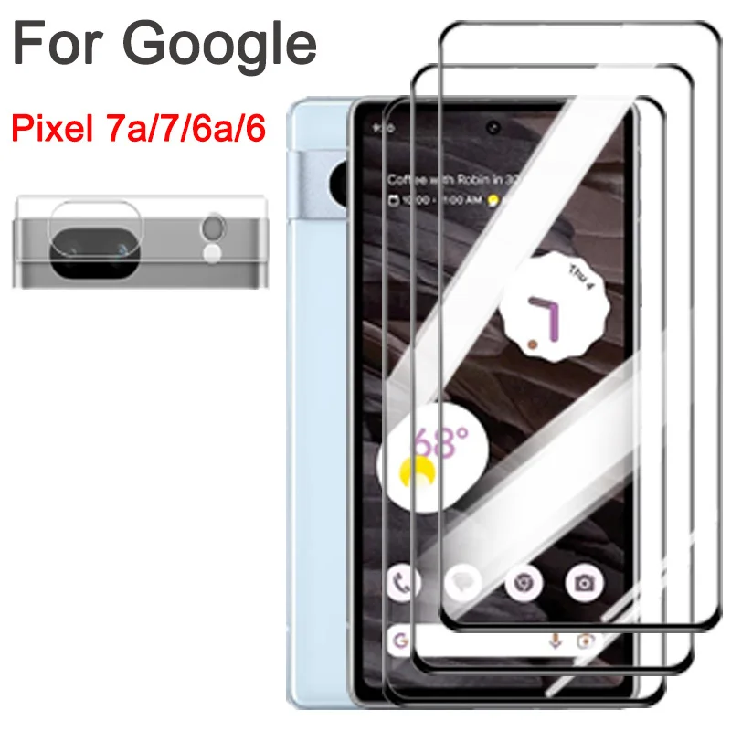 pixel 7a Tempered Glass For google pixel 7a Screen Protector google pixel 6a pixel 6a Glass Front Protective Film pixel7a Camera Film pixel 7 Pelicula de Vidro pixel 6 Glass Mica