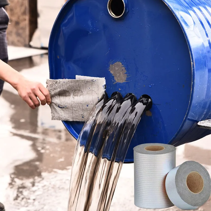 Bande Adhésive Flexible en Aluminium pour Salle de Bain, Bancs en Butyle pour Toit de Cuisine et Construction de Tuyaux