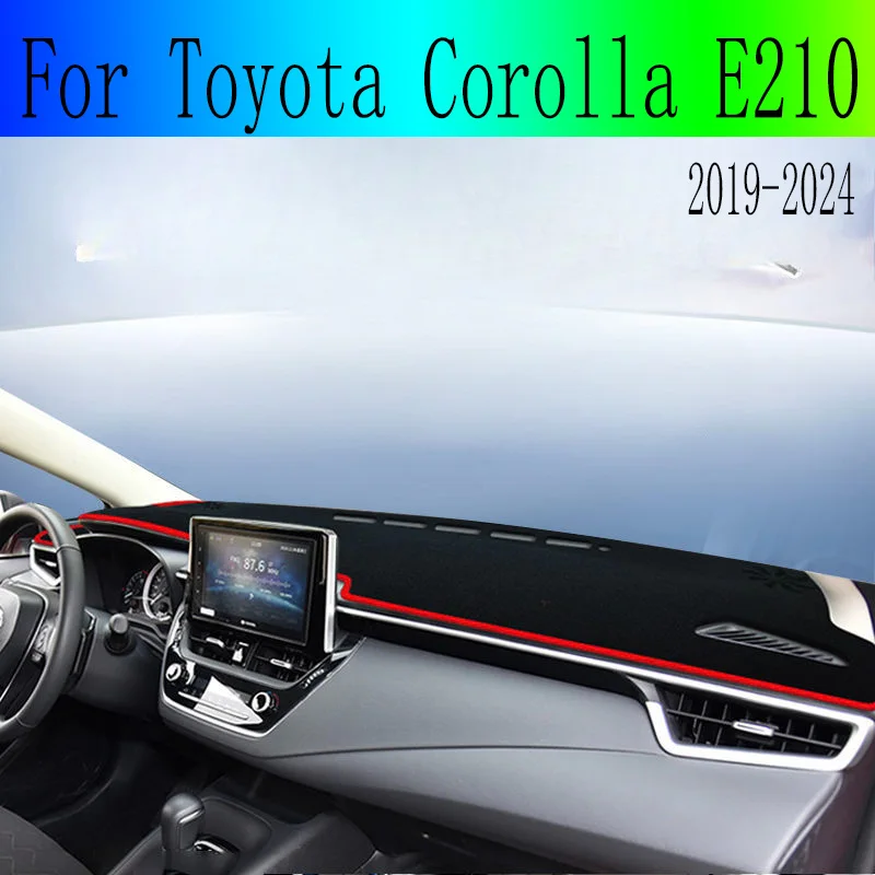 For Toyota Corolla E210 Hybrid Car Dashboard Cover Dash Mat Sun Shade Pad interior Accessories 2019 2020 2021 2022 2023 2024