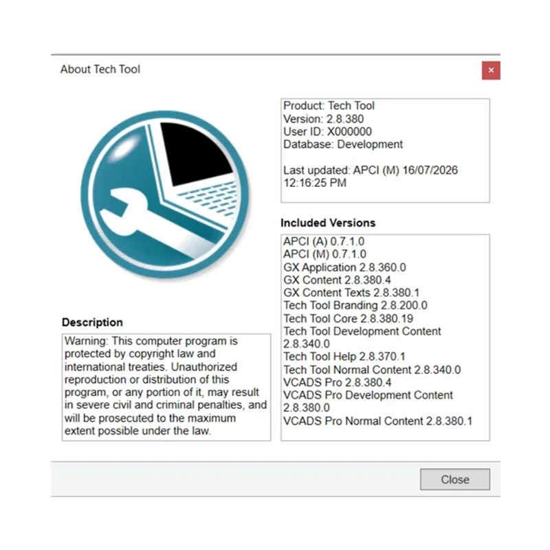 PTT Premium TechTool 2.8.380 + APCI 0.7[2026.07] Vocom Advanced REAL Development Product History with Developer Tool